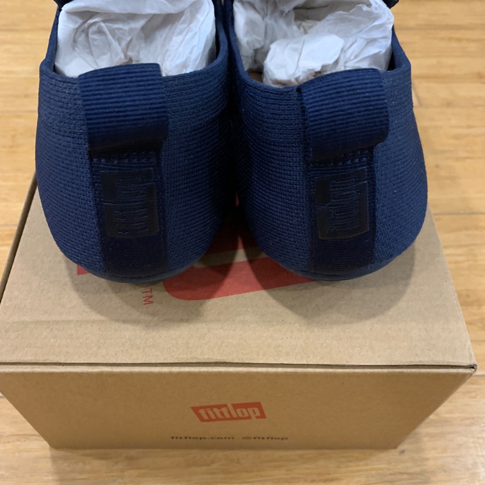 Women Allegro Multi Knit Loafer size 8.5 in Midnight Navy by Fitflop shoes - Picture 5 of 9